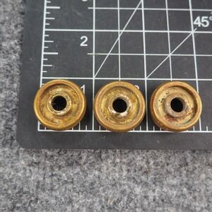 Bach Mellophone Valve Caps Set of 3 Gold Brass Replacement‎ Parts